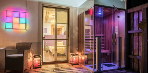 Ad Astra Wellness Suite mit Whirlpool und Infrarot Sauna